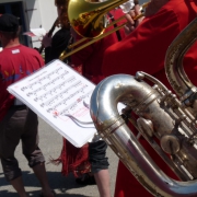 Fanfare Prise de bec à Hoedic, juin 2013 - Photographie Rosine Bernez